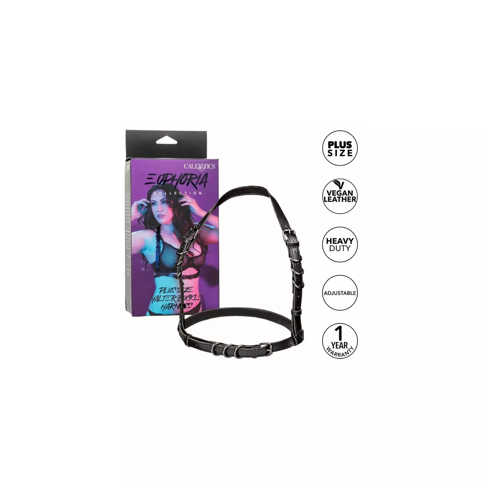CalExotics Euphoria Plus Size Halter Josta Photo 2