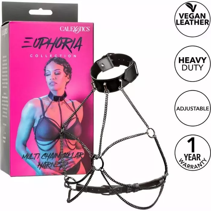 Ошейник-гарнитура CalExotics Euphoria многорядная, регулируемая Photo 2