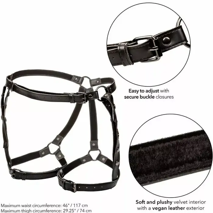 Thigh Riding Harness CalExotics Euphoria Plus Size Photo 5
