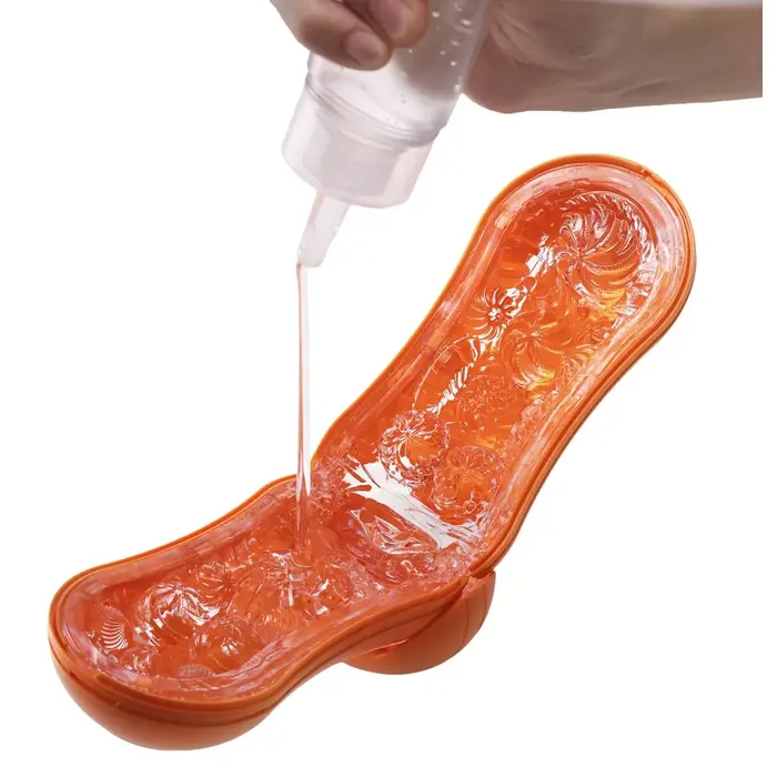 Мастурбатор Tenga Flip Orb Sunset Orange — flip-open, 14 см Photo 4