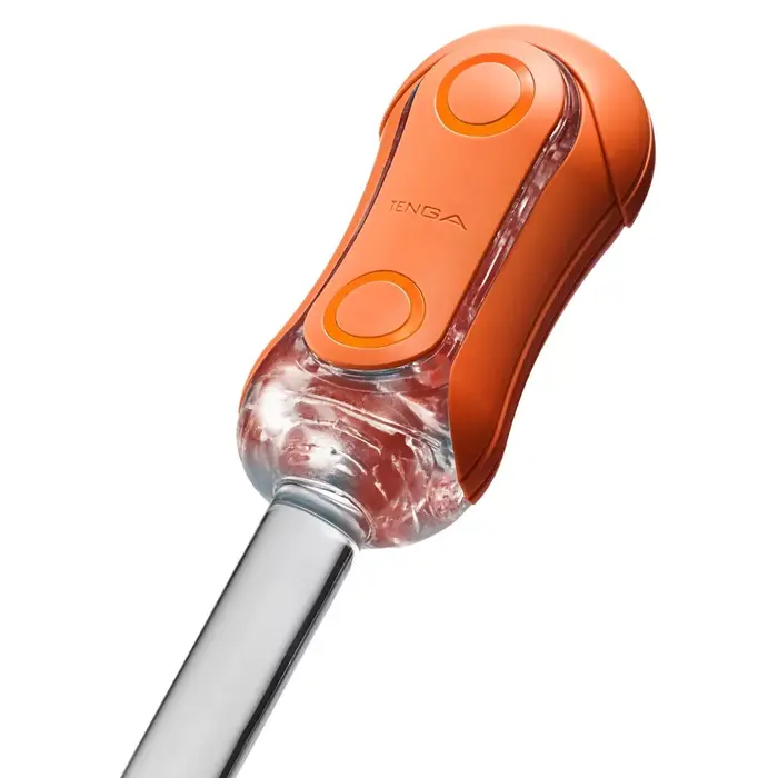 Мастурбатор Tenga Flip Orb Sunset Orange — flip-open, 14 см Photo 6