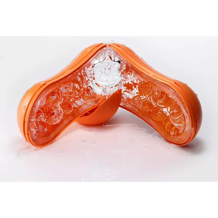 Мастурбатор Tenga Flip Orb Sunset Orange — flip-open, 14 см Photo 7