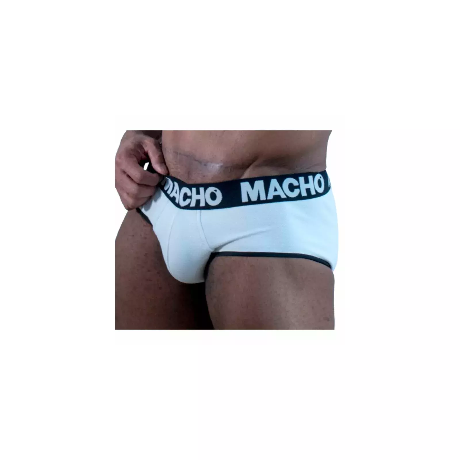 MACHO MS30BL Slip White M - Men's Underwear Photo 2