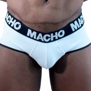 Men's slip machounderwear MACHO MS30BL SLIP WHITE — size L, white