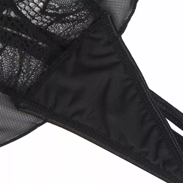 Кружевное боди SUBBLIME Teddy - Черное S/M Photo 9