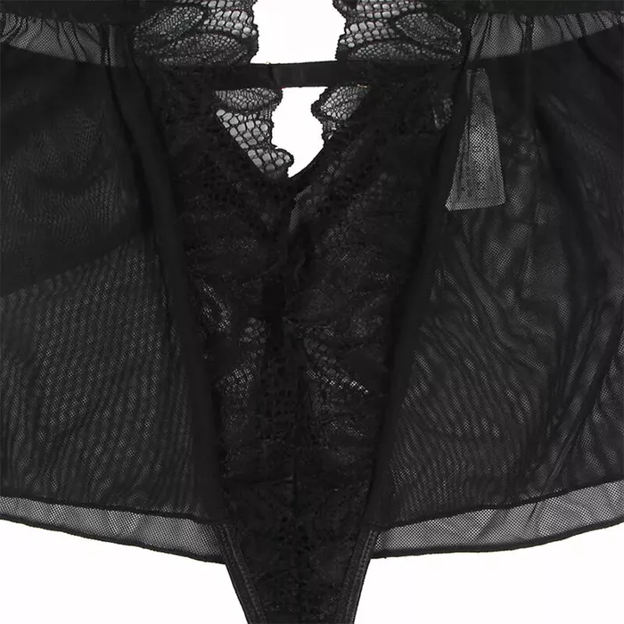 Кружевное боди SUBBLIME Teddy - Черное S/M Photo 10
