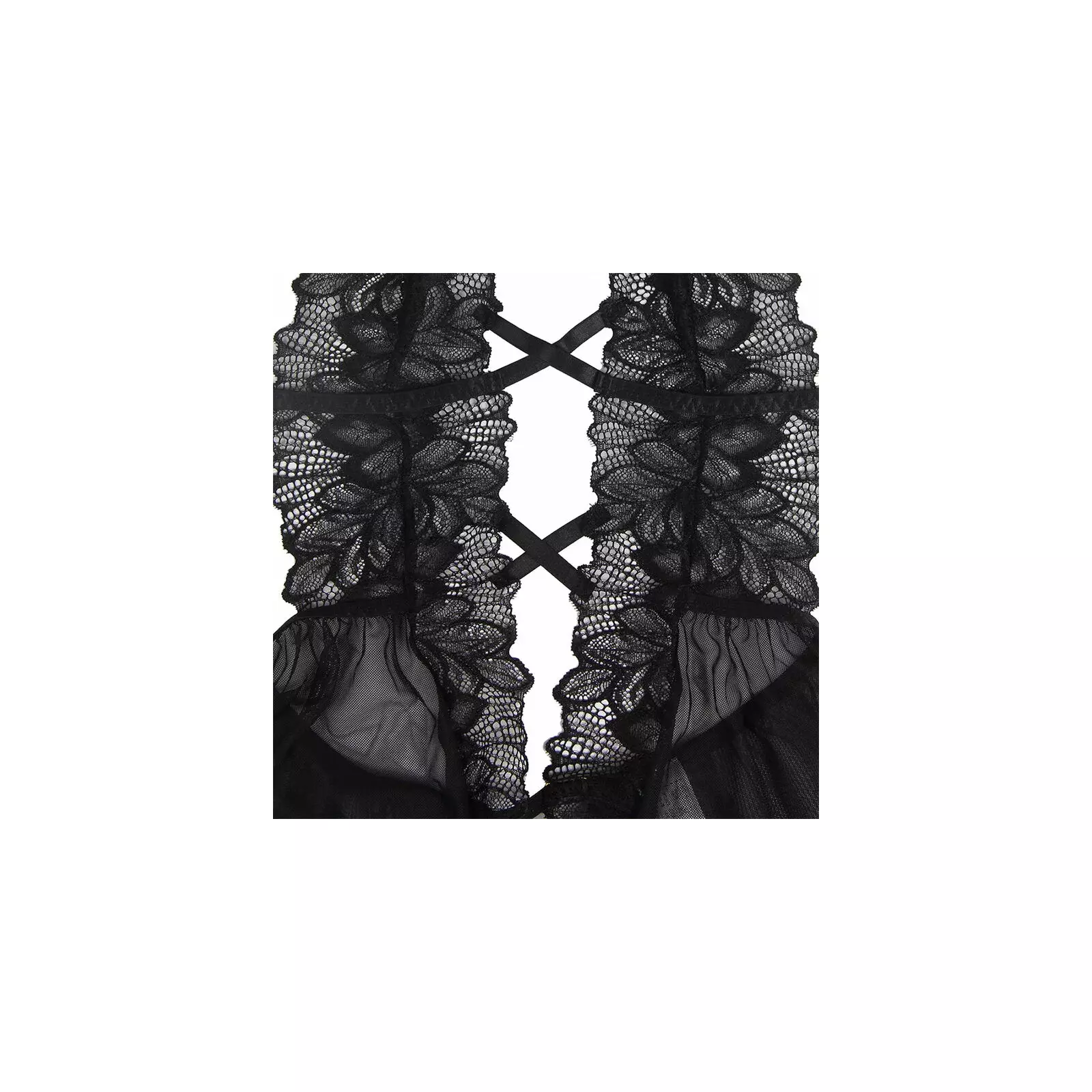 Bodie SUBBLIME L/XL TEDDY HALTER NECK BARE BACK LACE Photo 7