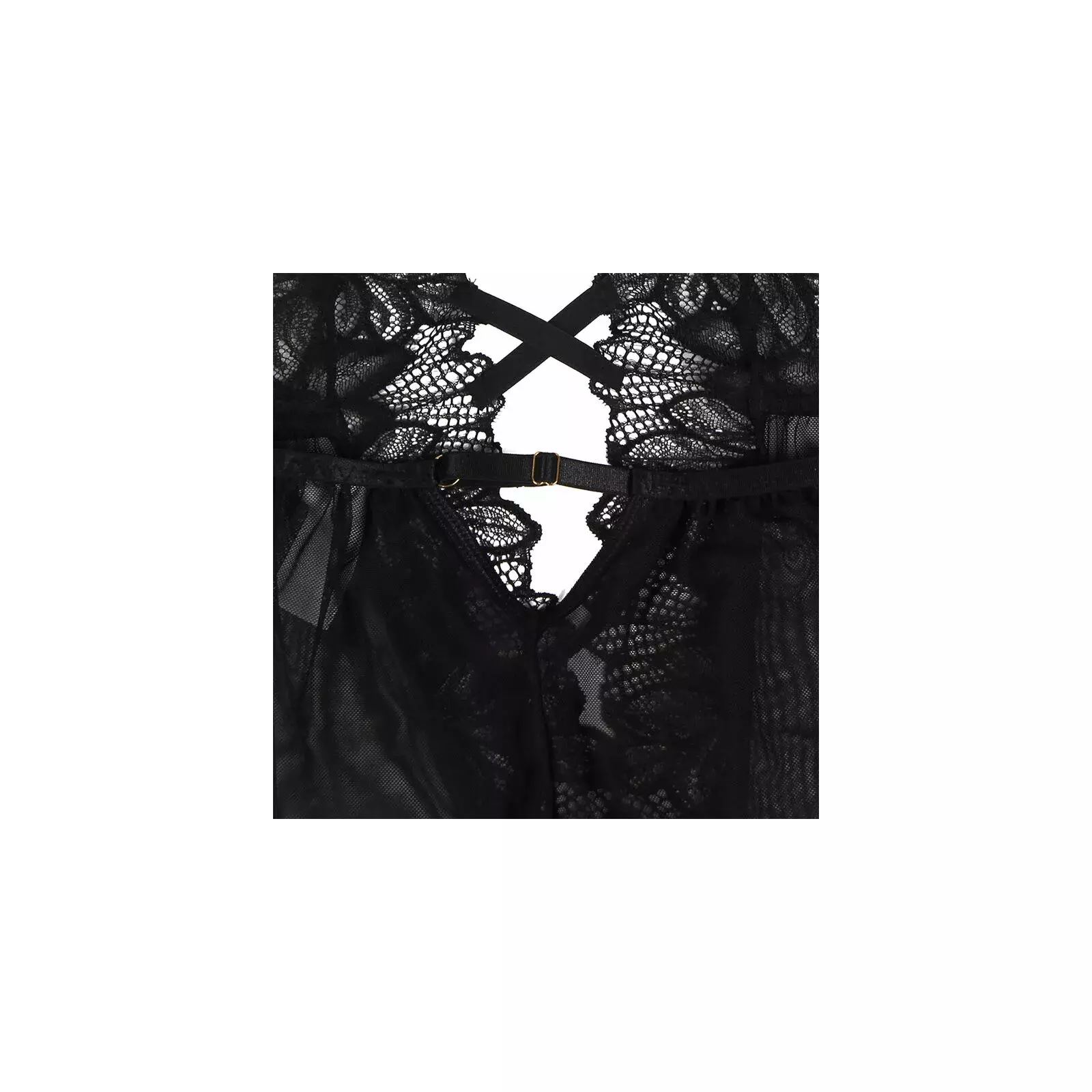 Bodie SUBBLIME L/XL TEDDY HALTER NECK BARE BACK LACE Photo 8