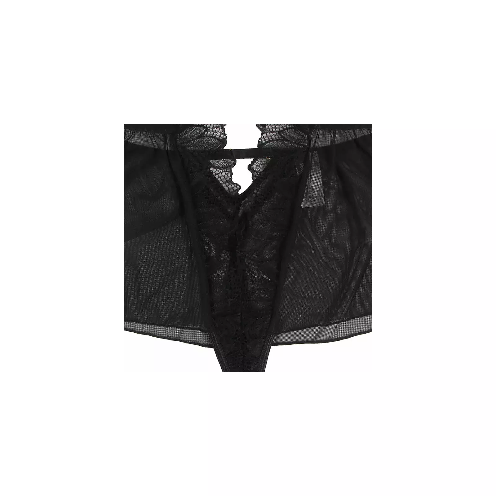 Bodie SUBBLIME L/XL TEDDY HALTER NECK BARE BACK LACE Photo 9