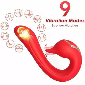Vibrator ARMONY Silicone Red