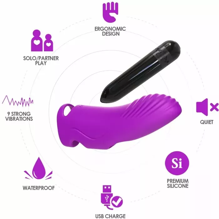 Pirkstu vibrators ARMONY FOR COUPLES AURORA Photo 3