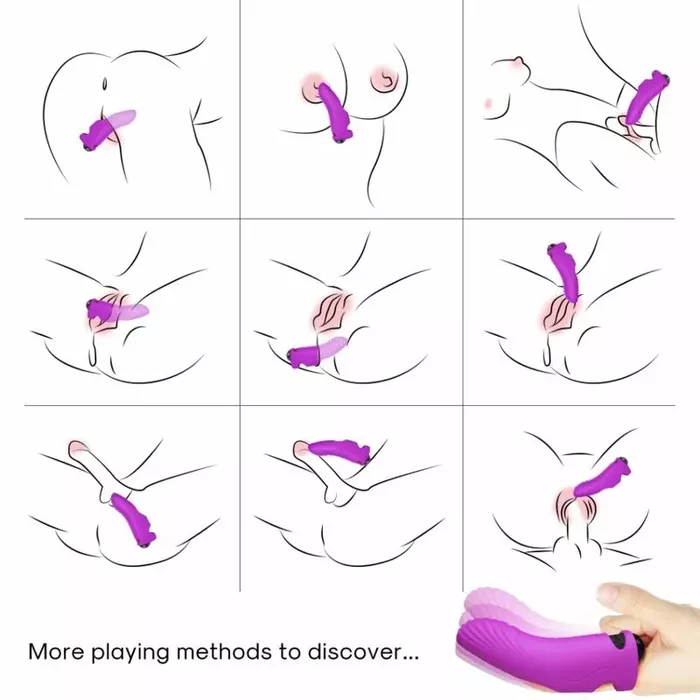 Pirkstu vibrators ARMONY FOR COUPLES AURORA Photo 2