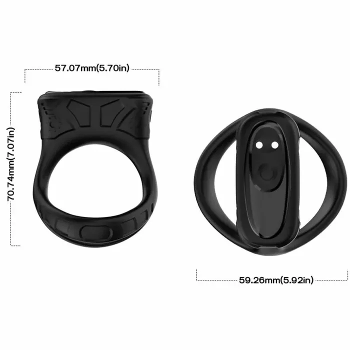 Penisa stiprinājums ARMONY RING VIBRATOR & MULTIPOSITION BLACK D-237945 Photo 4