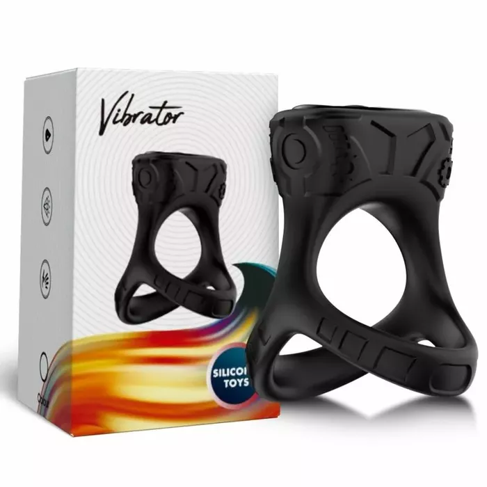 Penisa stiprinājums ARMONY RING VIBRATOR & MULTIPOSITION BLACK D-237945 Photo 5