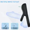 Penis Extension ARMONY DOUBLE RING VIBRATOR BLACK Photo 2
