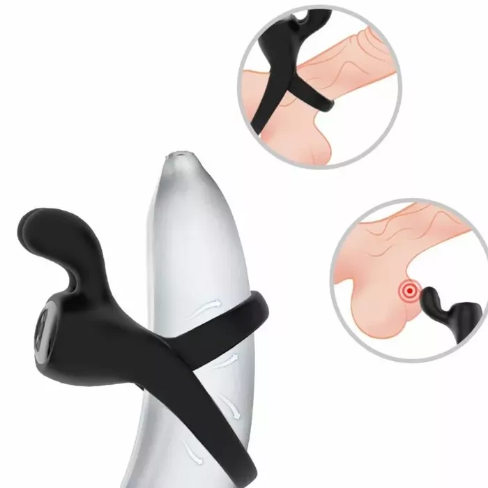 Penis extension ring vibrator ARMONY FOR COUPLES RABBIT Photo 2