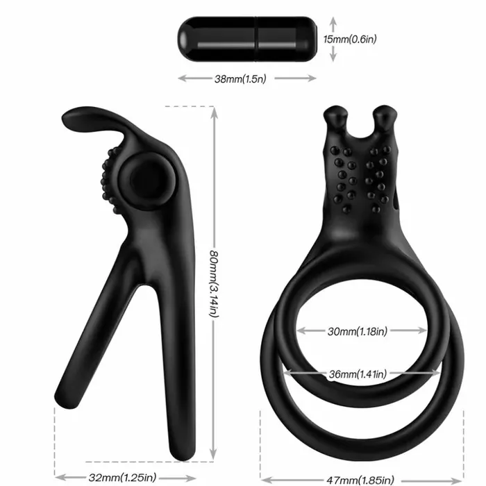 Double Vibrator Ring ARMONY FOR COUPLES Traveler Photo 3