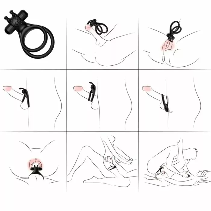 Double Vibrator Ring ARMONY FOR COUPLES Traveler Photo 4