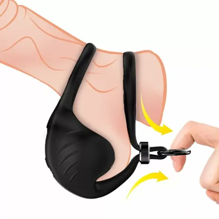 Scrotum vibrator ring ARMONY FOR COUPLES Manta Photo 2