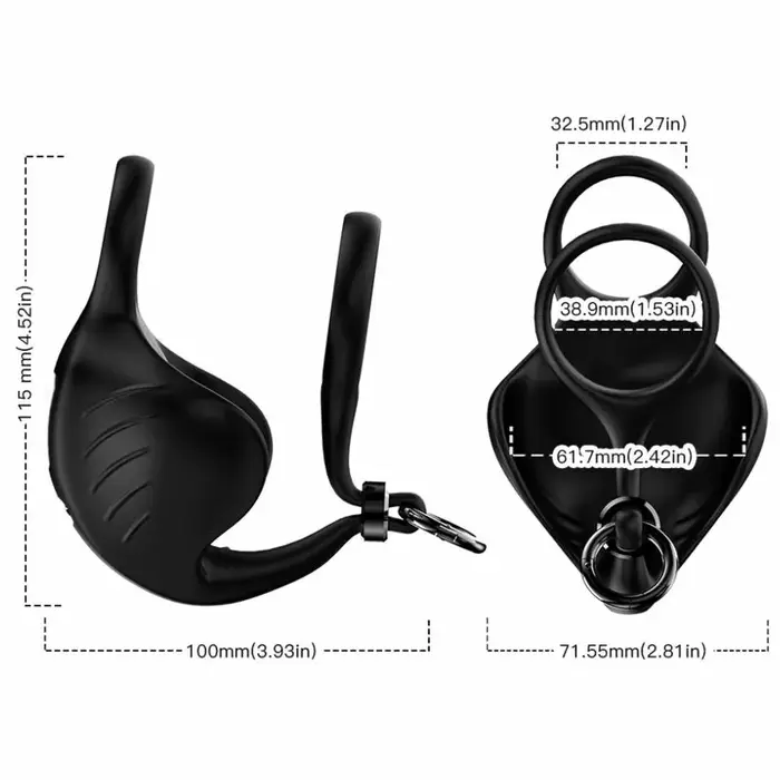 Scrotum vibrator ring ARMONY FOR COUPLES Manta Photo 3