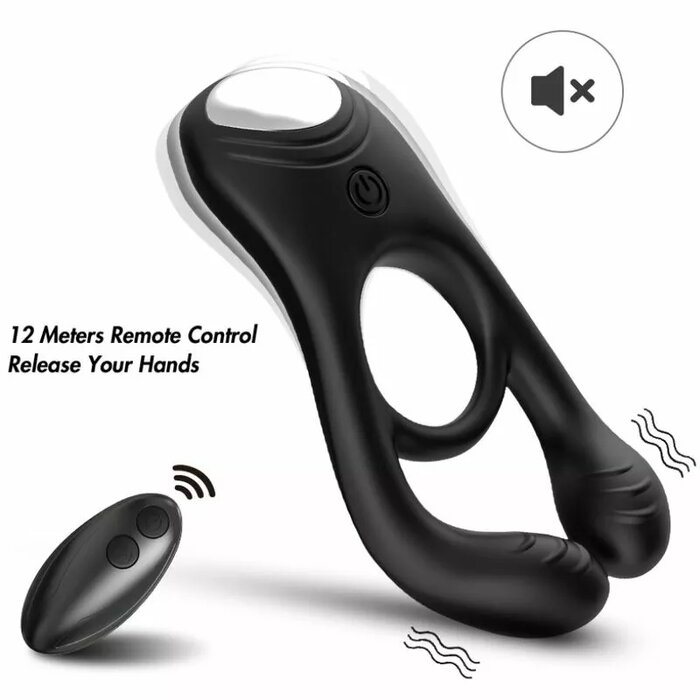 Penisa stiprinājums ARMONY VEYRON DOUBLE VIBRATOR RING Photo 1