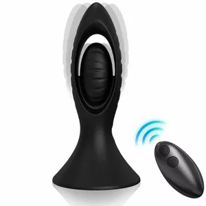ARMONY Vibrators un anālais spraudnis silikons melns D-238055 viņam