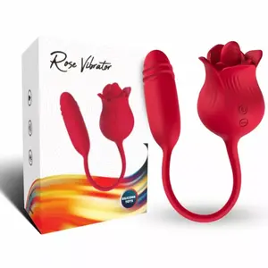 Vibrating Clitoral Licking Massager ARMONY FOR COUPLES Roselip Red D-237965