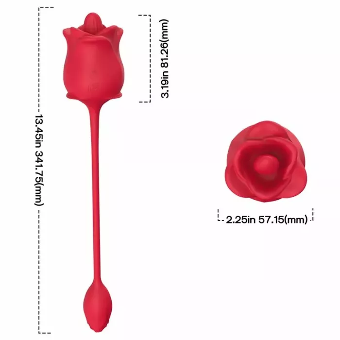 Sūkšanas stimulators un vibrators ARMONY ROSE 2 IN 1 D-237970 Photo 4