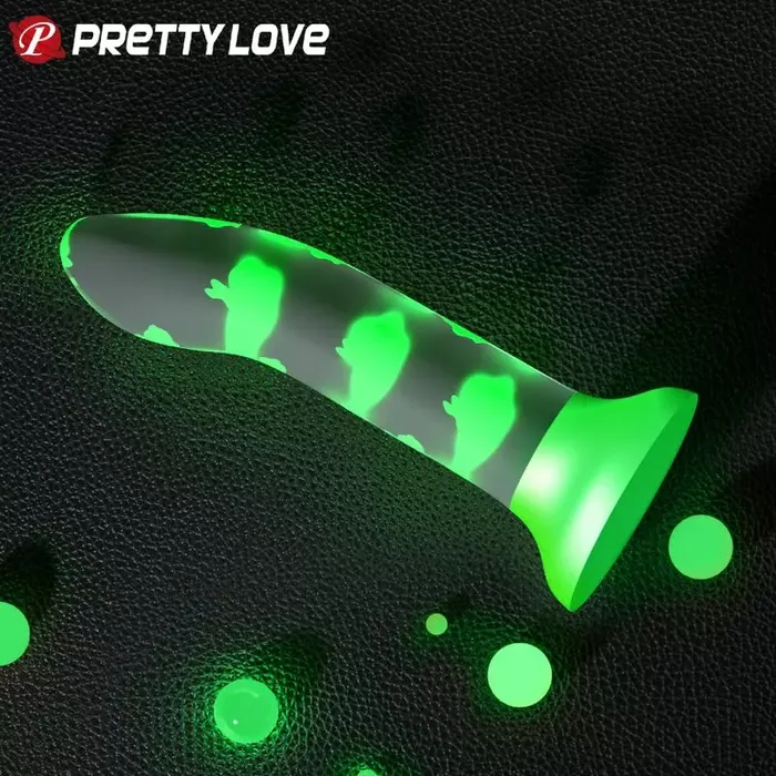 Фаллоимитатор pretty love Magical Nightfall — силикон, светящийся Photo 3