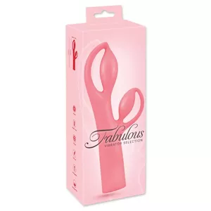 Кролик-вибратор You2Toys Fabulous — силиконовый, водонепроницаемый, перезаряжаемый, длина 25 см, вставляемая 13,3 см, Ø макс. 5,6 см