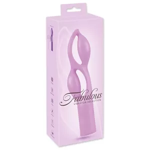 Вибратор You2Toys Fabulous — силиконовый водонепроницаемый кролик, перезаряжаемый, 24.8 см общая, 16.5 см вводимая, Ø 5.1 см, 2 мотора, 12 режимов каждый