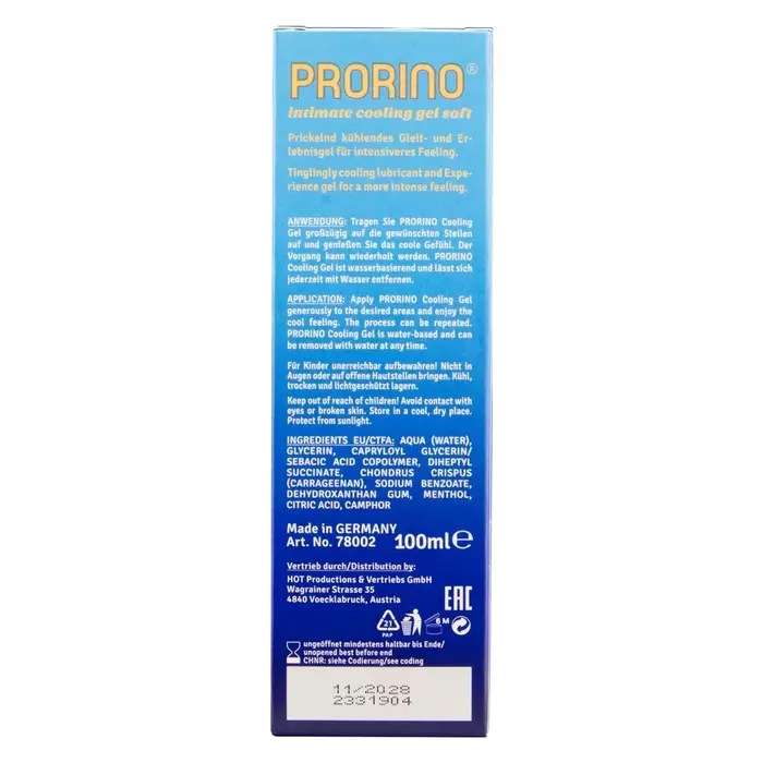PRORINO Cooling Gel Soft 100 ml — dzesējošs gēls Photo 4
