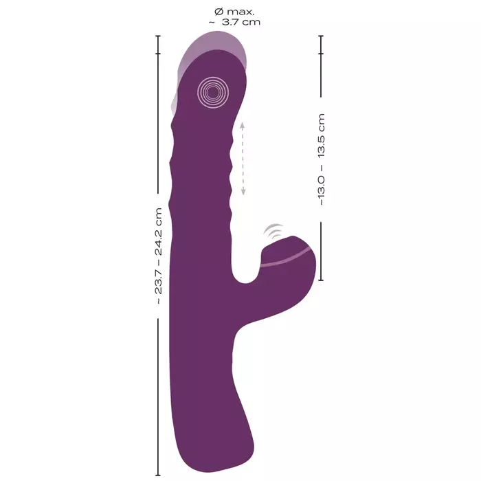 Вибратор javida 3 F.Rabbit Vibe Thrusting Thum Photo 13