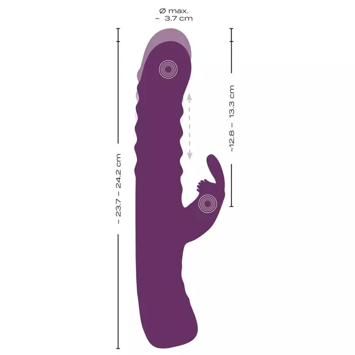 Rabbit thrusting vibrator Javida 2‑function Photo 12