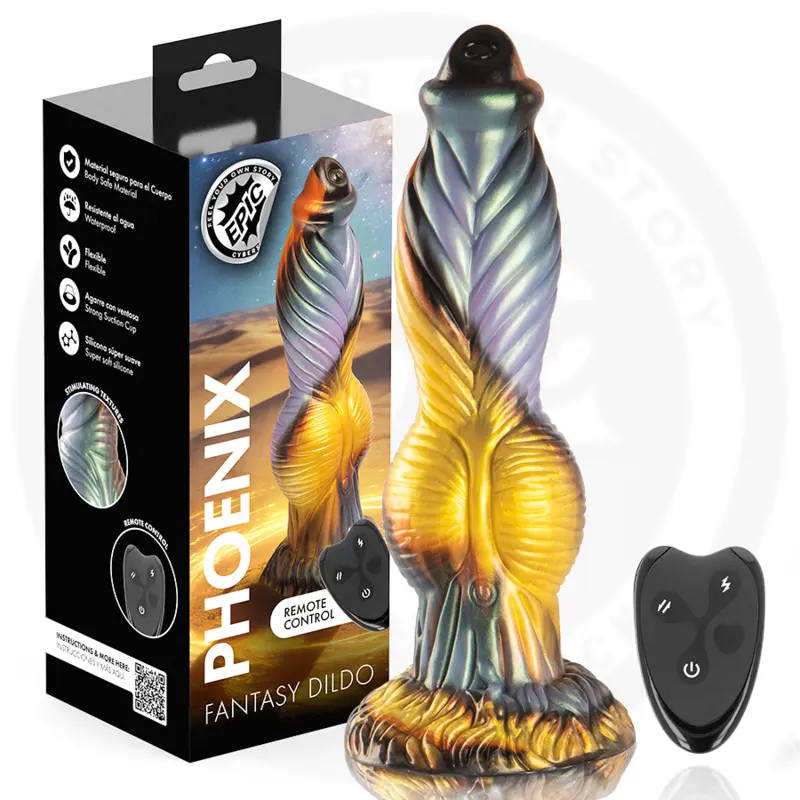 Dildo EPIC Phoenix — silicone, rechargeable, remote Photo 9