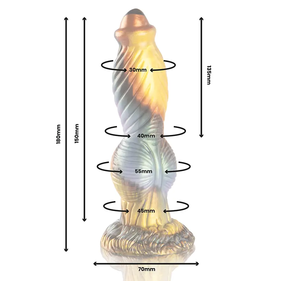 Dildo EPIC Phoenix — silicone, rechargeable, remote Photo 10