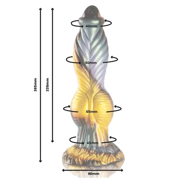 Dildo EPIC Phoenix — silicone, rechargeable, remote Photo 5