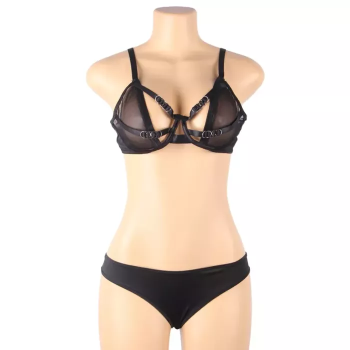 Transparent bra and S/M strips set SUBBLIME D-239861 Photo 9