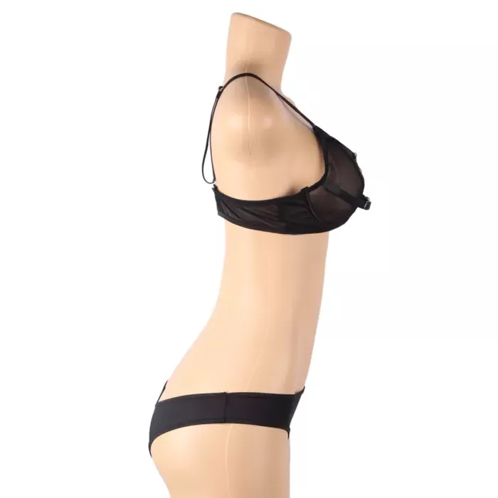Transparent bra and S/M strips set SUBBLIME D-239861 Photo 10