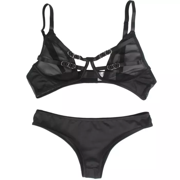 Transparent bra and S/M strips set SUBBLIME D-239861 Photo 11