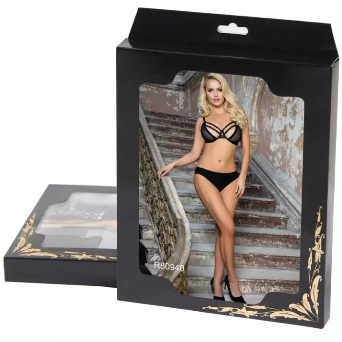 Transparent bra and S/M strips set SUBBLIME D-239861 Photo 12