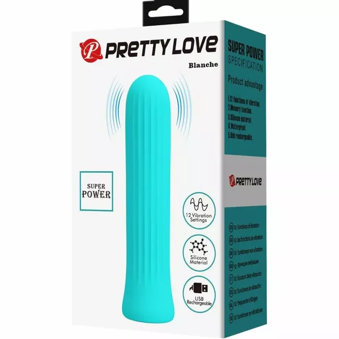 Vibrator Pretty Love Blanche Blue D-237411 Photo 7