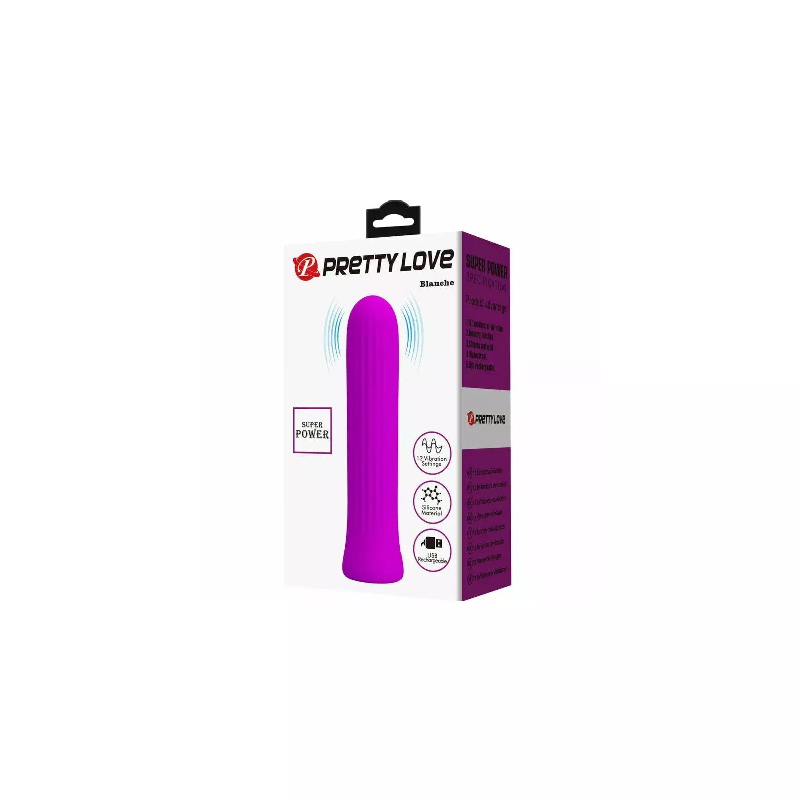 PRETTY LOVE Blanche Pink Stimulators Vibrators D-237412 Photo 3