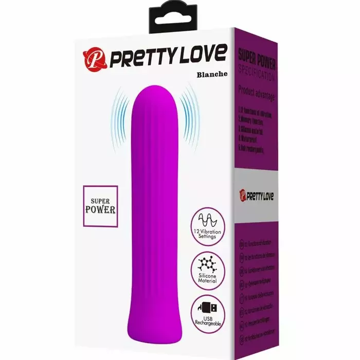Vibrator pretty love Blanche Pink — compact rechargeable Photo 3