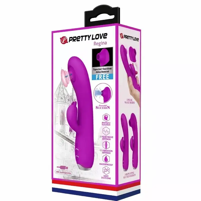 Vibrator Pretty Love Regina — silicone, rechargeable Photo 12