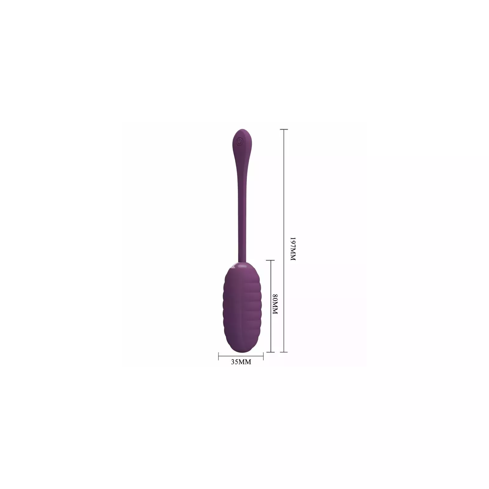 PRETTY LOVE CASPER PURPLE Rechargeable Vibrating Egg D-238704 Photo 4