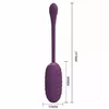 PRETTY LOVE CASPER PURPLE Rechargeable Vibrating Egg D-238704 Photo 4
