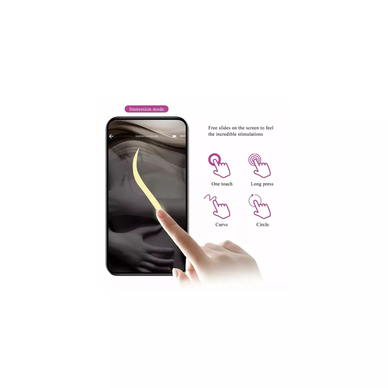 PRETTY LOVE CASPER PURPLE Rechargeable Vibrating Egg D-238704 Photo 13