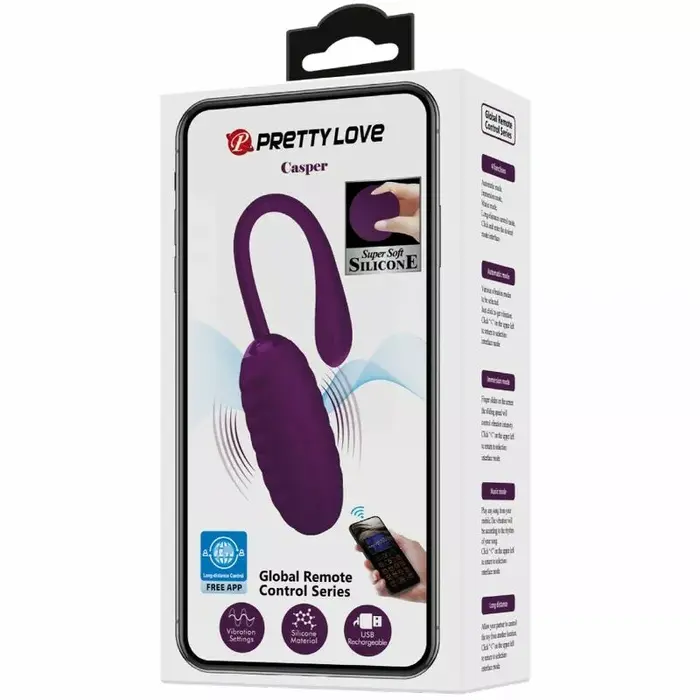 Vibrating egg pretty love Casper Purple Photo 16