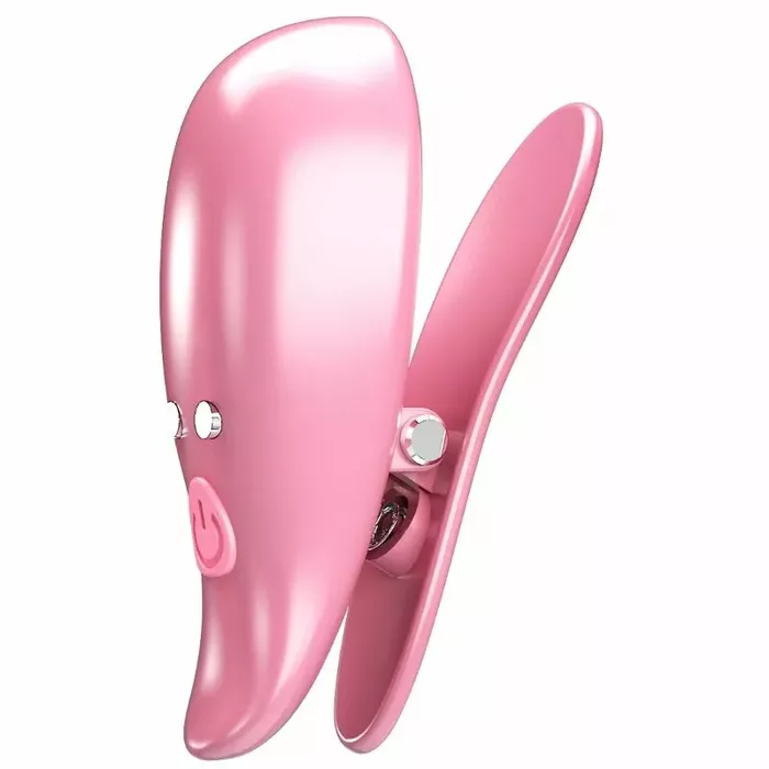 Nipple clamps pretty love LEAF — silicone vibrating clamps Photo 2